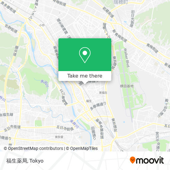 福生薬局 map