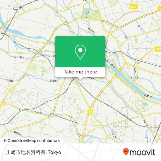 川崎市地名資料室 map
