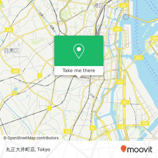 丸正大井町店 map