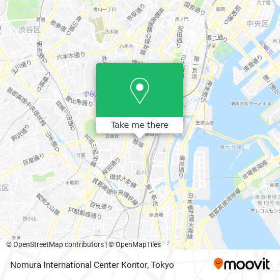 Nomura International Center Kontor map