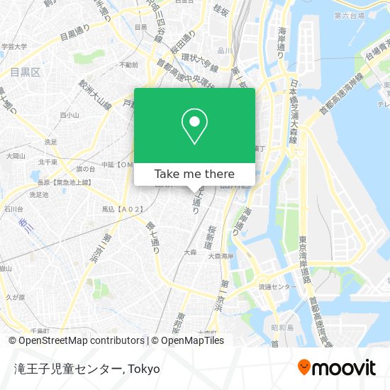 滝王子児童センター map