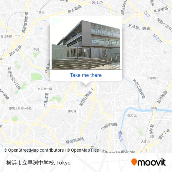 横浜市立早渕中学校 map