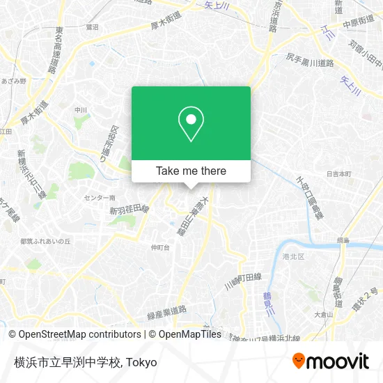 横浜市立早渕中学校 map
