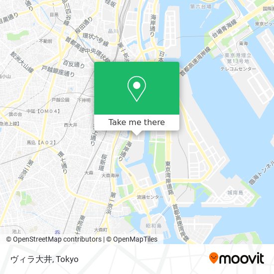 ヴィラ大井 map