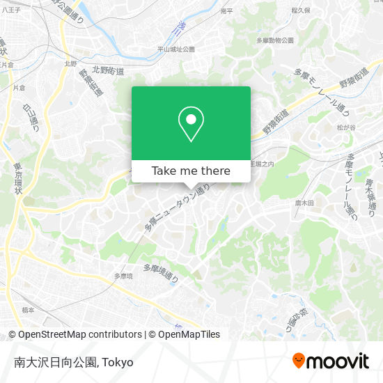 How To Get To 南大沢日向公園 In 八王子市 By Bus Or Metro