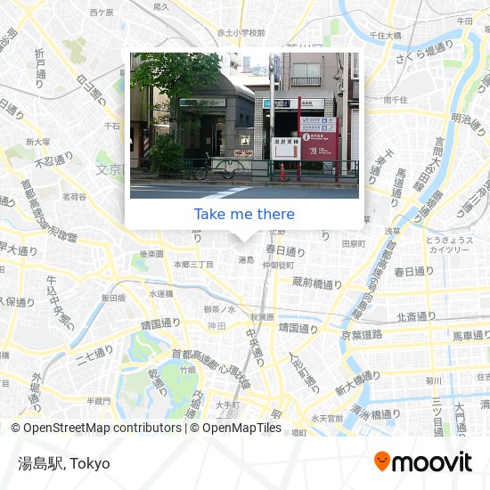 湯島駅 map