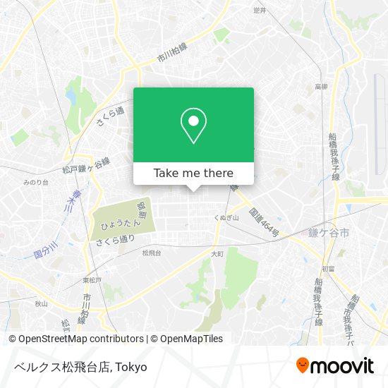 ベルクス松飛台店 map