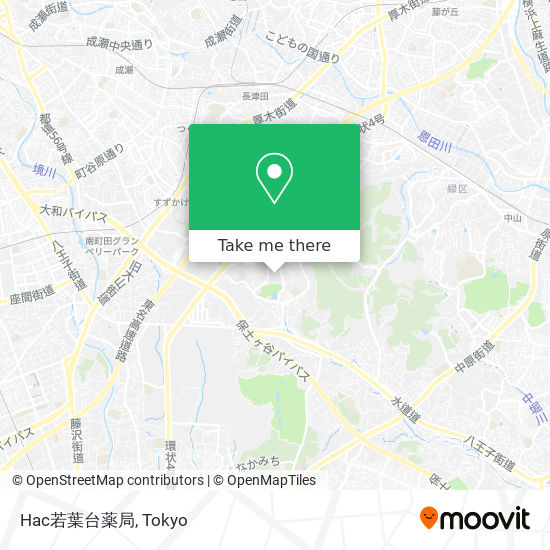 Hac若葉台薬局 map