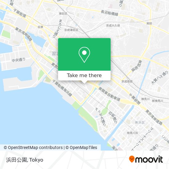 浜田公園 map