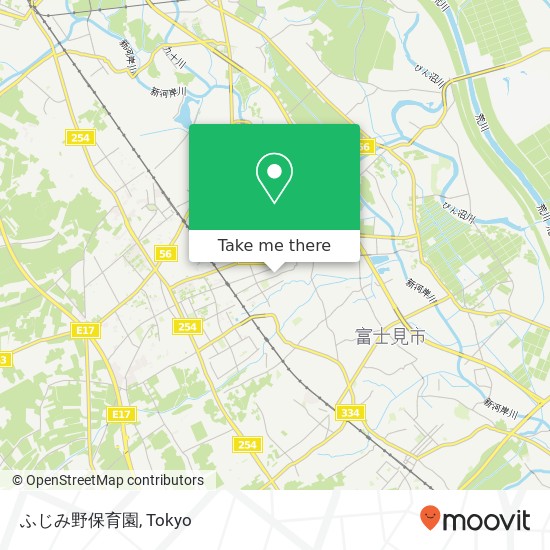 ふじみ野保育園 map