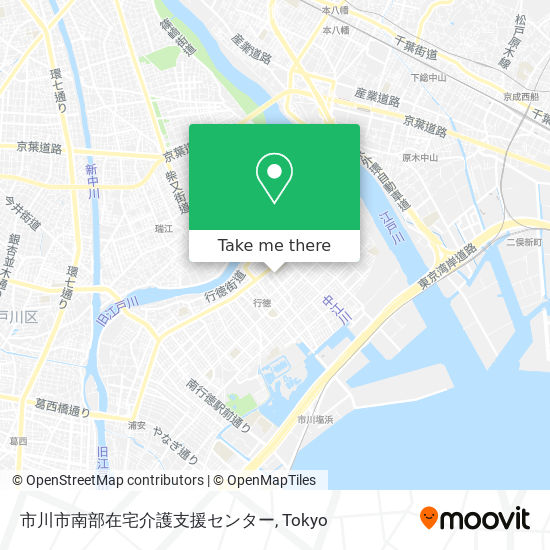 市川市南部在宅介護支援センター map