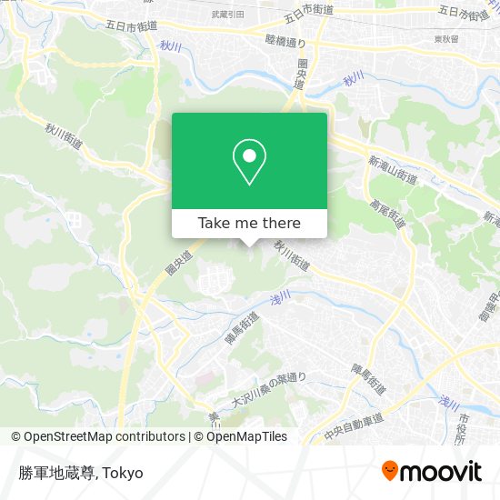 勝軍地蔵尊 map