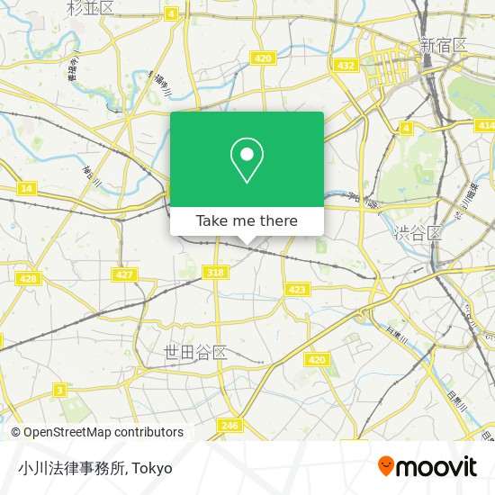 小川法律事務所 map