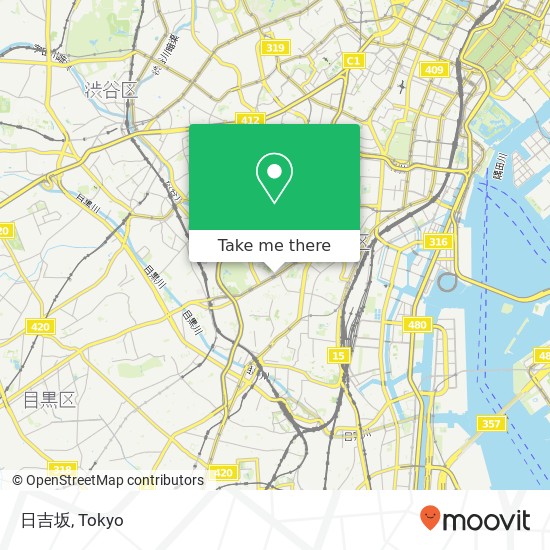 日吉坂 map