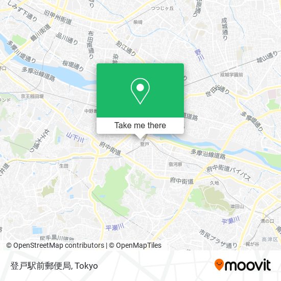 登戸駅前郵便局 map