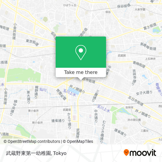 武蔵野東第一幼稚園 map