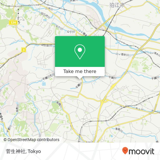 菅生神社 map