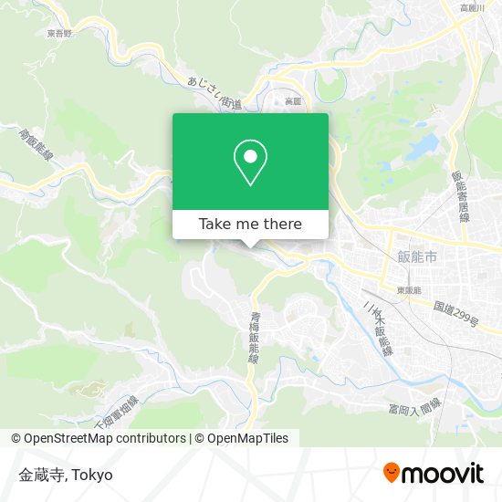 金蔵寺 map