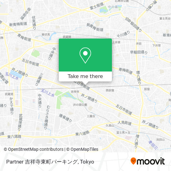 Partner 吉祥寺東町パーキング map