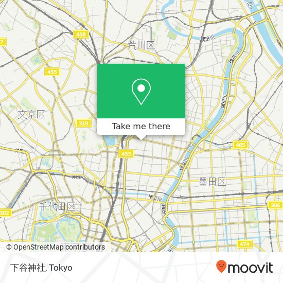 下谷神社 map