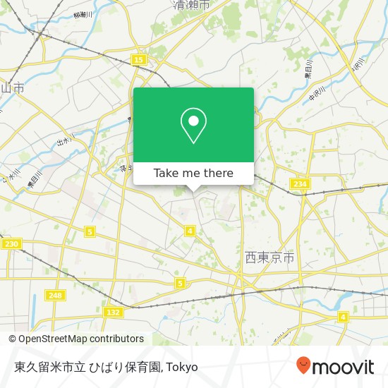 東久留米市立 ひばり保育園 map