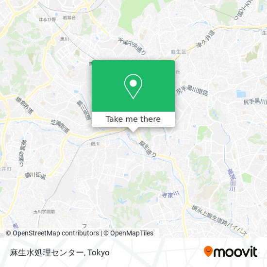 麻生水処理センター map