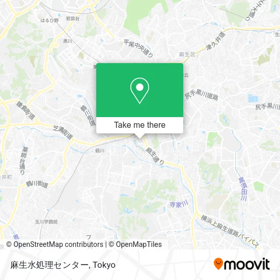 麻生水処理センター map