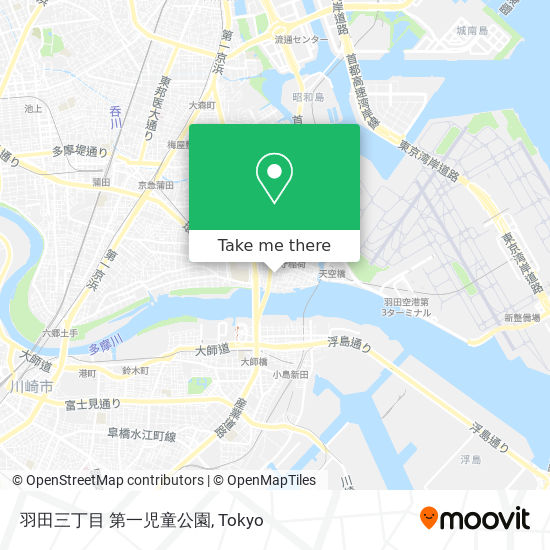 羽田三丁目 第一児童公園 map