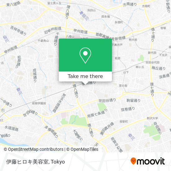 伊藤ヒロキ美容室 map