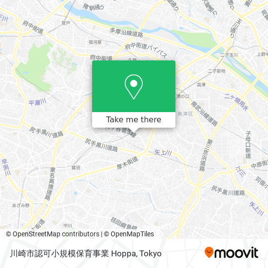 川崎市認可小規模保育事業 Hoppa map