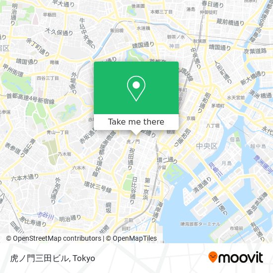 虎ノ門三田ビル map