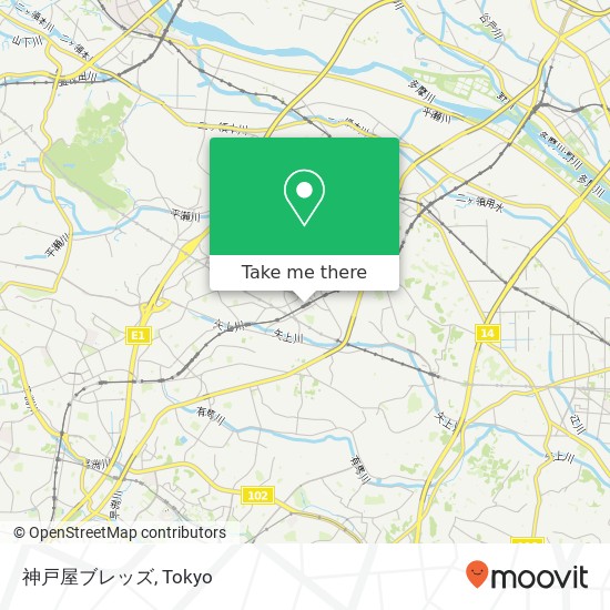 神戸屋ブレッズ map