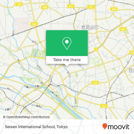 Seisen International School map