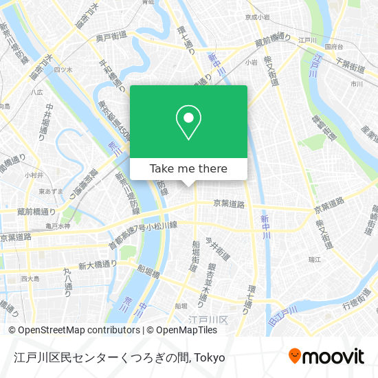 江戸川区民センターくつろぎの間 map