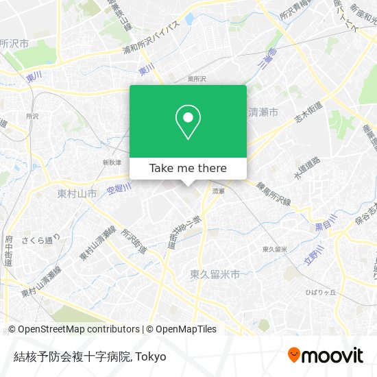 結核予防会複十字病院 map