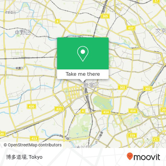 博多道場 map