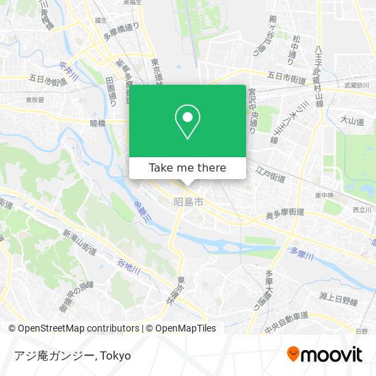 アジ庵ガンジー map