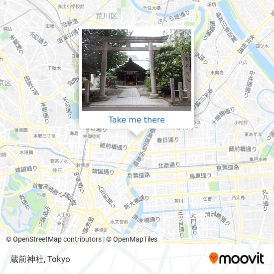 蔵前神社 map