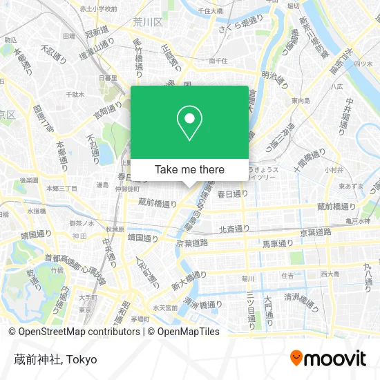 蔵前神社 map