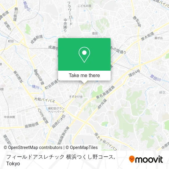 フィールドアスレチック 横浜つくし野コース map