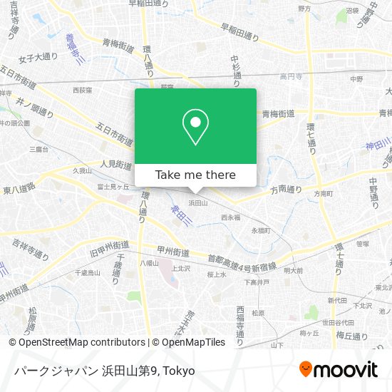 パークジャパン 浜田山第9 map