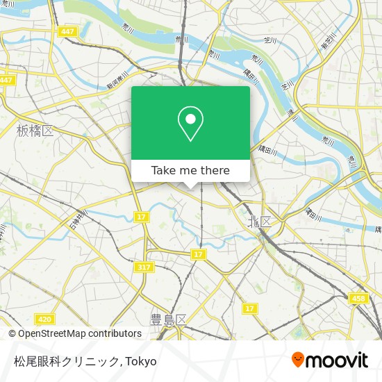 松尾眼科クリニック map
