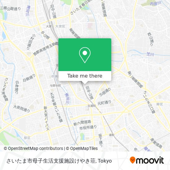 さいたま市母子生活支援施設けやき荘 map