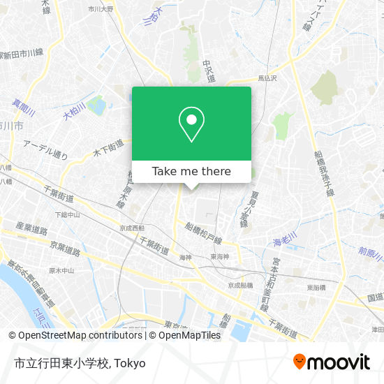 市立行田東小学校 map