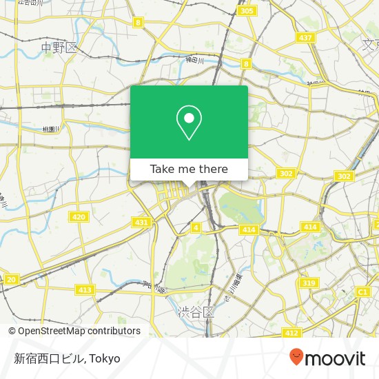 新宿西口ビル map
