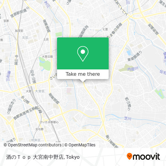 酒のＴｏｐ 大宮南中野店 map