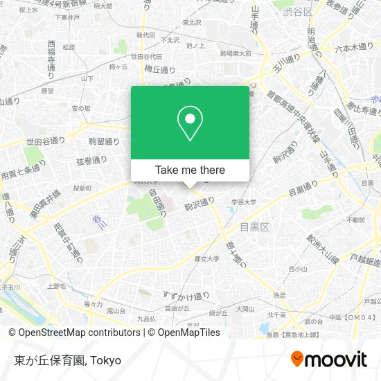 東が丘保育園 map