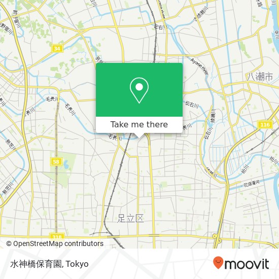 水神橋保育園 map
