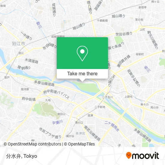 分水弁 map