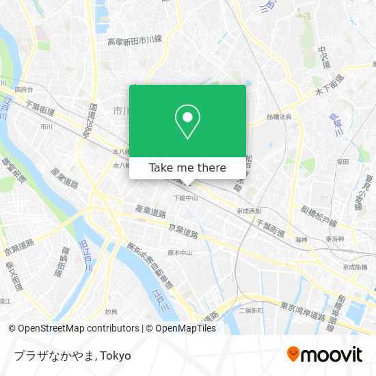 プラザなかやま map